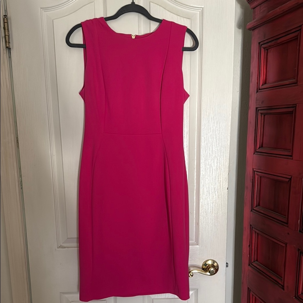 Calvin Klein Fuchsia Midi Dress